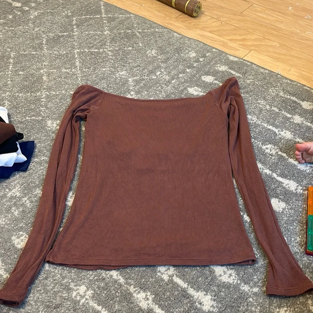 Klassy Network Off Shoulder Ribbed Brami - Picture 5 of 6
